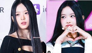O Idol Group Jeans Hanni participou de uma relação de equipe